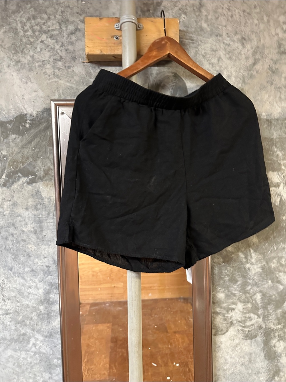 Fransa Black Athletic Shorts Size Small